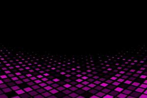 Magenta perspective squares halftone abstract background vector