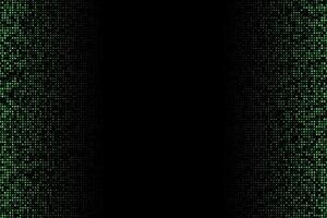 Green halftone abstract business card background vector