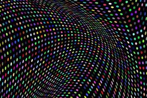 Colorful wavy dots circles abstract background vector