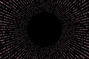 Pink sparkling dots circle abstract background vector