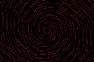 Red abstract spiral circle waves background vector
