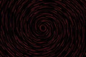 Red abstract spiral circle waves background vector