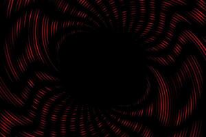 Red magnetic waves lines abstract background vector