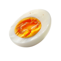 boiled egg on isolated transparent background png