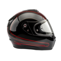 motorbike helmet on isolated transparent background png