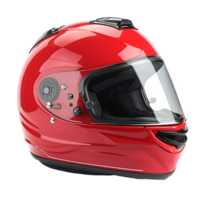 motorbike helmet on isolated transparent background png