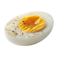 boiled egg on isolated transparent background png