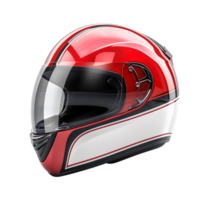 motorbike helmet on isolated transparent background png