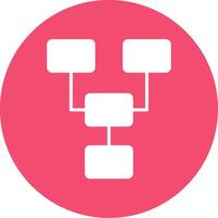 Organize Multi Color Circle Icon vector