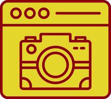 Browser Vintage Icon Design vector