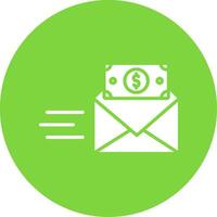 Bribe Multi Color Circle Icon vector