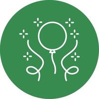 Baloon Multi Color Circle Icon vector
