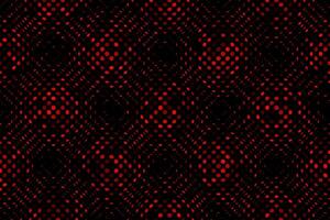 Red wavy particles pattern abstract background vector