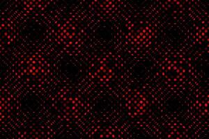 Red wavy particles pattern abstract background vector