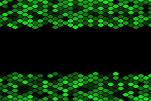 Green abstract geometric frame pattern background vector
