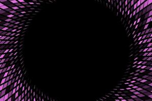 Magenta halftone circle with copy space abstract background vector