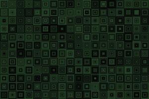 Green geometric squares pattern abstract background vector