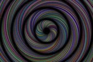 Colorful circles abstract rings motion effect background vector