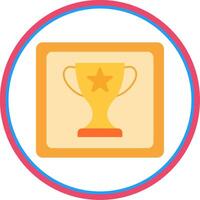 Frame Flat Circle Icon vector