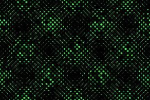 Green wavy particles pattern abstract background vector