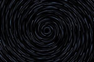 Blue abstract spiral circle waves background vector