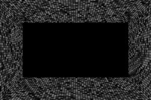 White rectangle geometric frame abstract background vector
