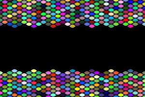 Colorful abstract geometric frame pattern background vector