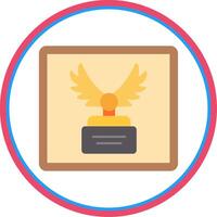 Frame Flat Circle Icon vector