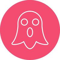 fantasma multi color circulo icono vector