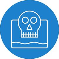 Living Dead Multi Color Circle Icon vector