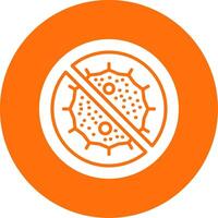 Bacteria Multi Color Circle Icon vector