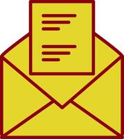 Email Vintage Icon Design vector