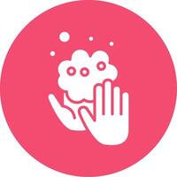 Hand Wash Multi Color Circle Icon vector