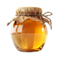 Sweet honey jar on isolated transparent background png