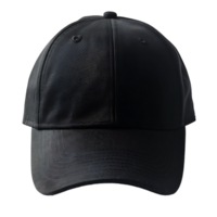 black cap on isolated transparent background png