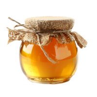 Sweet honey jar on isolated transparent background png