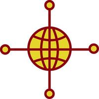 Networking Vintage Icon Design vector