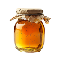 dulce miel tarro en aislado transparente antecedentes png