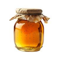 Sweet honey jar on isolated transparent background png