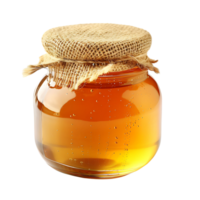 Sweet honey jar on isolated transparent background png