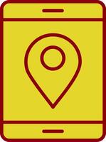 Location Vintage Icon Design vector