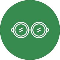 Sunglasses Multi Color Circle Icon vector