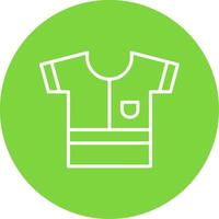 Shirt Multi Color Circle Icon vector