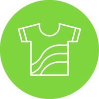 Shirt Multi Color Circle Icon vector