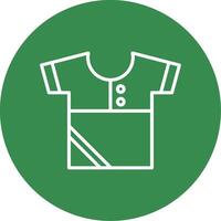 Shirt Multi Color Circle Icon vector