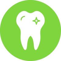 Teeth Multi Color Circle Icon vector