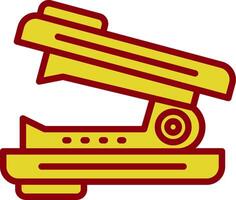 Stapler Remover Vintage Icon Design vector