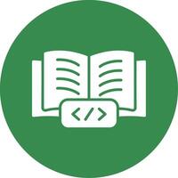 Book Multi Color Circle Icon vector