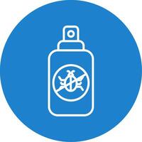 Insect Repellent Multi Color Circle Icon vector
