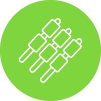 Marshmallows Multi Color Circle Icon vector